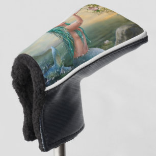 grüne behaarte Meerjungfrau Golf Headcover
