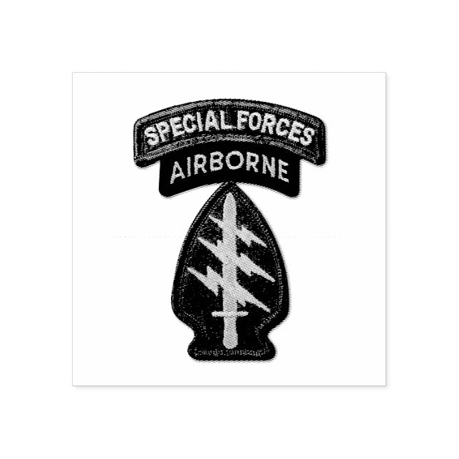 Grüne Berets SF SFG SOF LRPS Rekord Gummistempel (Prägung)