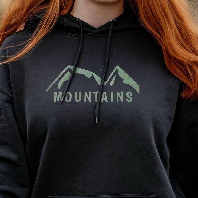 Grüne Berge Frau Hoodie (Green Mountains Woman Hoodie)