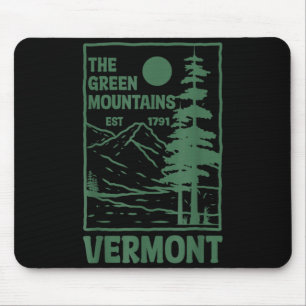 Grüne Berge Vermont Familienurlaub Wandern Mousepad