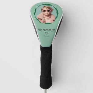 Grüne beste Mutter von Par, individuelles Foto, Mu Golf Headcover