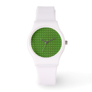 Grüne Bienenstock Armbanduhr
