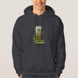 Grüne Bier-Tasse (eigener Text) Hoodie