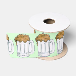 Grüne Bier Tasse Saint Patrick's Day Tore oben Satinband