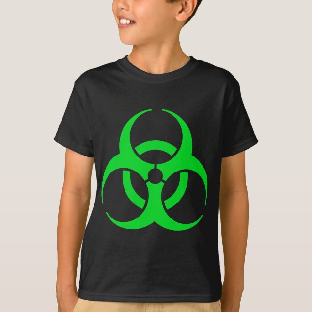 Grüne Biogefährdung T-Shirt (Vorderseite)