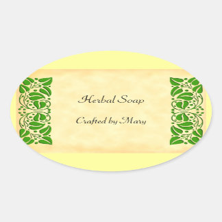 Grüne Blätter Aufkleber für Handys