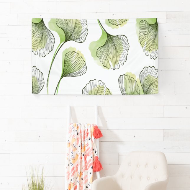 Grüne Blätter Banner (Insitu)