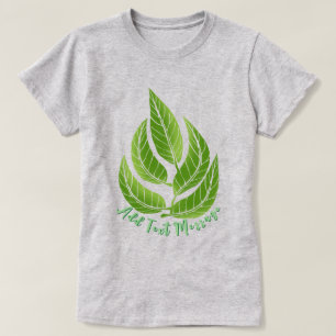 Grüne Blätter Blatt T-Shirt