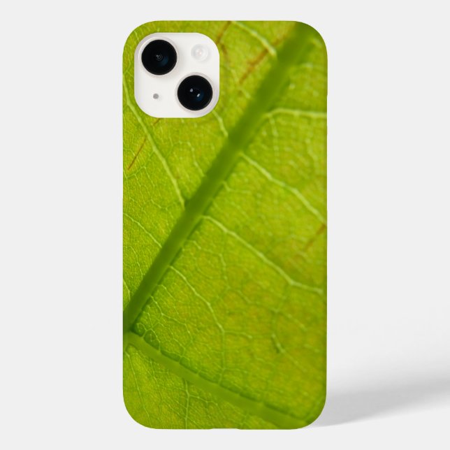 Grüne Blätter Botanische Naturfotografie Case-Mate iPhone Hülle (Rückseite)