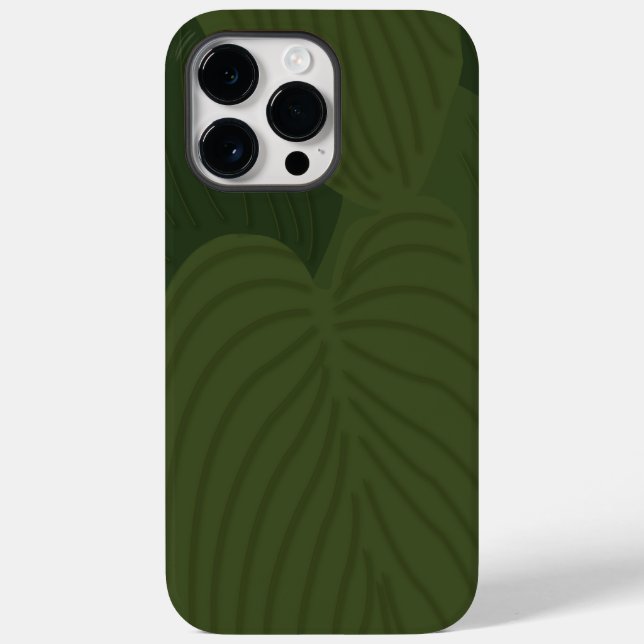 Grüne Blätter Botanisches Leaf Case-Mate iPhone Hülle (Rückseite)
