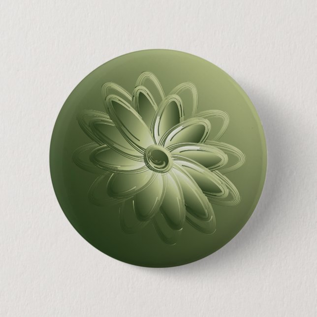 grüne Blätter Button (Vorderseite)