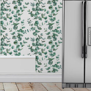 Grüne Blätter der Eukalyptus-Branchen Tapete