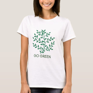 Grüne Blätter Grünes Olivenblatt Grünes Oliven T-Shirt