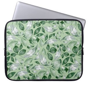 Grüne Blätter Laptopschutzhülle