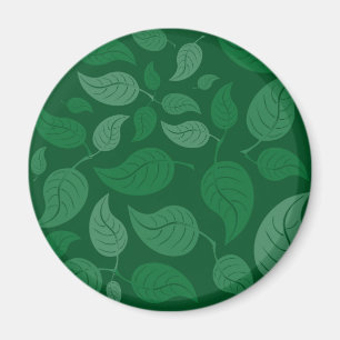 Grüne Blätter Magnet