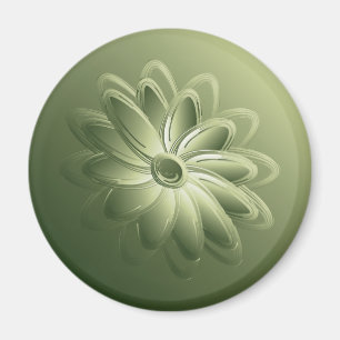 grüne Blätter Magnet