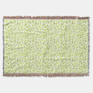Grüne Blätter Naturdruck, Pflanze Leaf Muster Decke