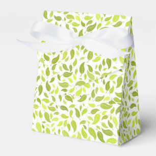 Grüne Blätter Naturdruck, Pflanze Leaf Muster Geschenkschachtel