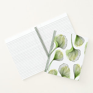 Grüne Blätter Notizbuch