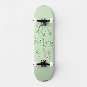 Grüne Blätter Skateboard