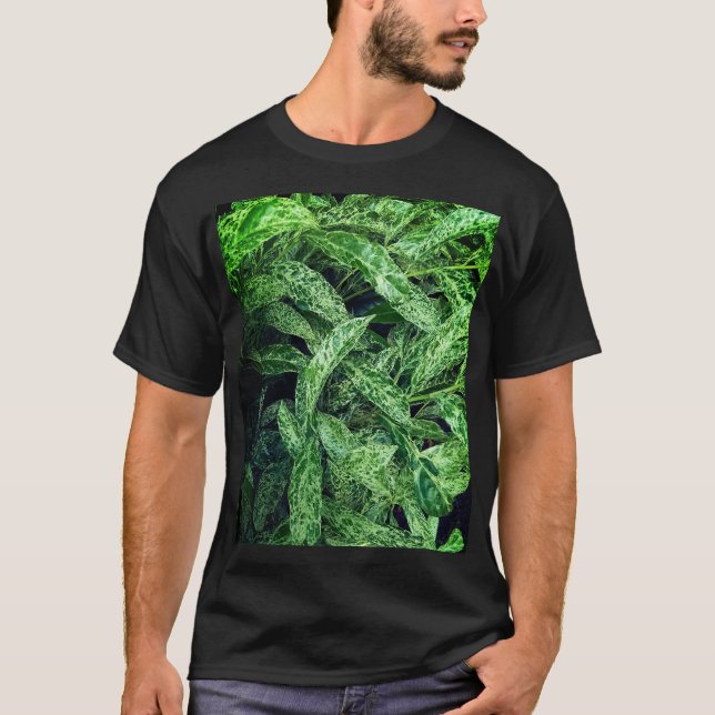 Grüne Blätter T-Shirt (Vorderseite)