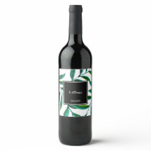 Grüne Blätter Wasserfarbe Handgestrichen auf Weiß