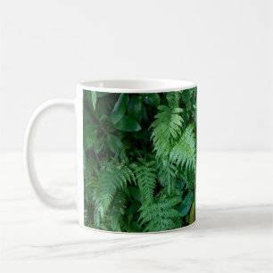 Grüne Blattfarbe Kaffeetasse