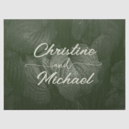 Grüne Blattgemüse, Frühjahrsheirat Seidenpapier