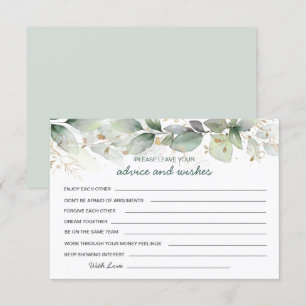 Grüne Blattwerk-Ratschläge & Glückwünsche für den  Einladung