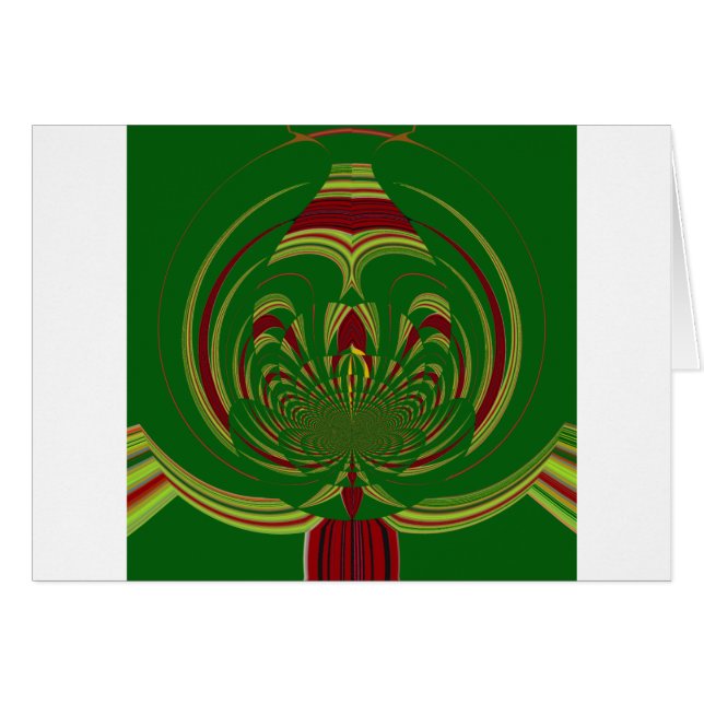 Grüne Blume (Vorderseite (Horizontal))