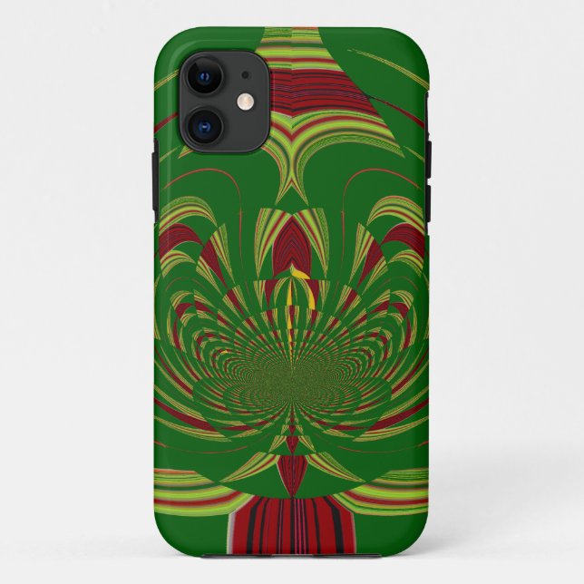 Grüne Blume Case-Mate iPhone Hülle (Rückseite)