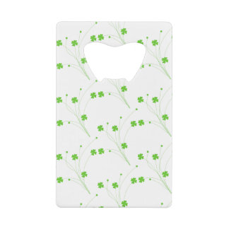 Grüne Blume des hellen Frühlings, kleine Blumendru Geldbeutel Flaschenöffner