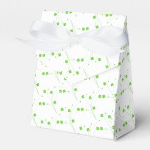 Grüne Blume des hellen Frühlings, kleine Blumendru Geschenkschachtel