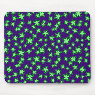 Grüne Blume Mousepad