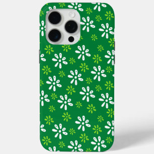 Grüne Blume Muster iPhone 15 Pro Max Fall Case-Mate iPhone Hülle