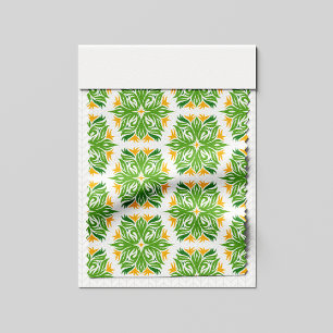 Grüne Blume, Muster von Blume, Blumenmuster Stoff