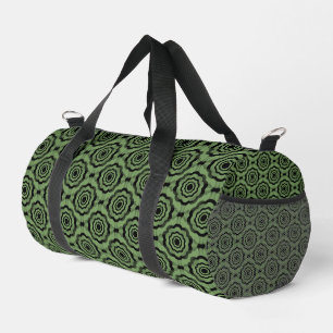 Grüne Blume Nahtloses Muster Duffle Bag