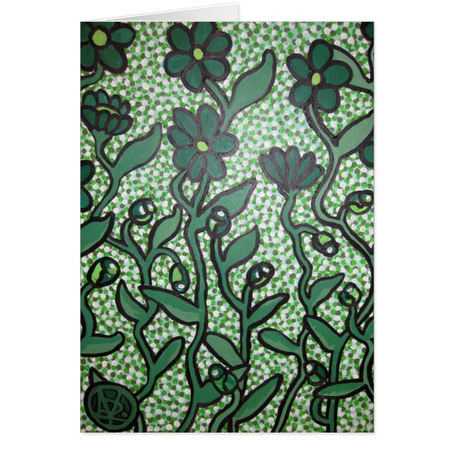 Grüne Blumen (Vorne)