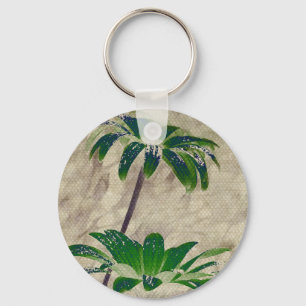 Grüne Blumen Keychain Schlüsselanhänger