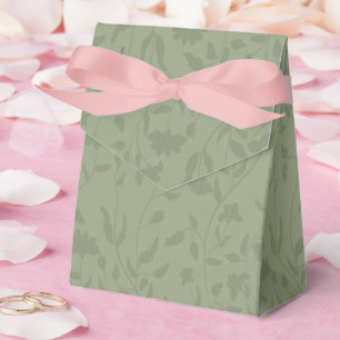 Grüne Blumenhochzeit Geschenkschachtel