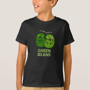 Grüne Bohnen Funny Jealous Bean Pub Dark BG T-Shirt