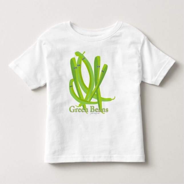 Grüne Bohnen Kleinkind T-shirt (Vorderseite)