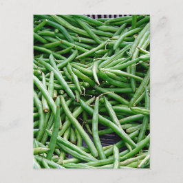 Grüne Bohnen Postkarte