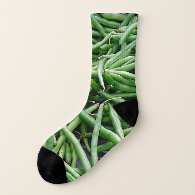 Grüne Bohnen Socken (Links - Außen)