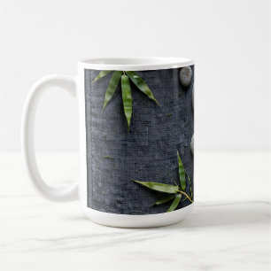 Grüne Botanik-Kunst-Tasse Kaffeetasse