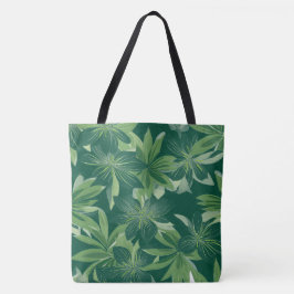 Grüne botanische Leaf-Tasche