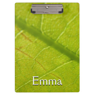 Grüne Botanische Naturfotografie Klemmbrett