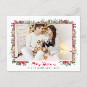 Grüne Botanische Schrift Foto Weihnachten