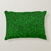 Grüne Bowties Accent Pillow
