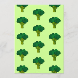 Grüne Brokkoli Gemüse gesunde Ernährung Veggie Einladung